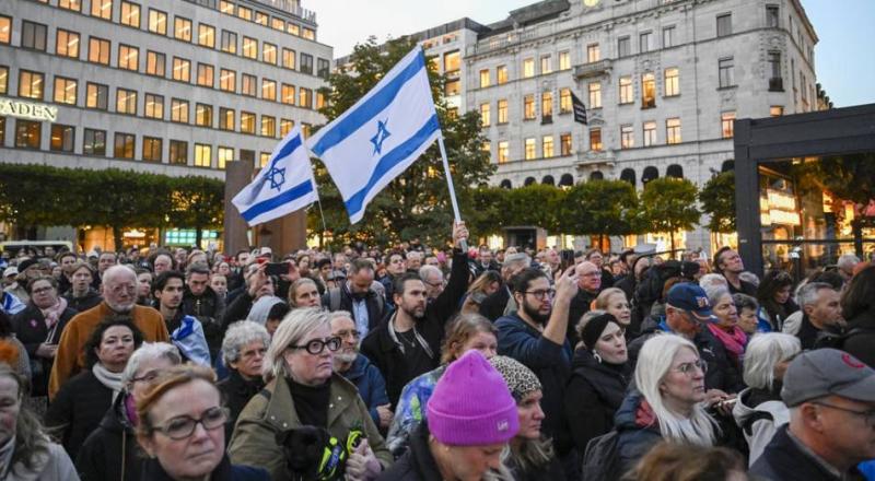 Manifestation för Israel