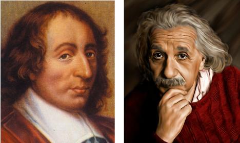 Tänk som Pascal och Einstein!