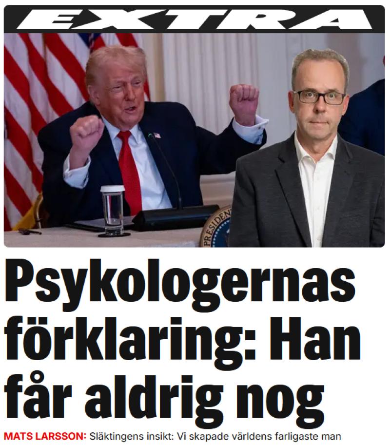 Trump � v�rldens farligaste man