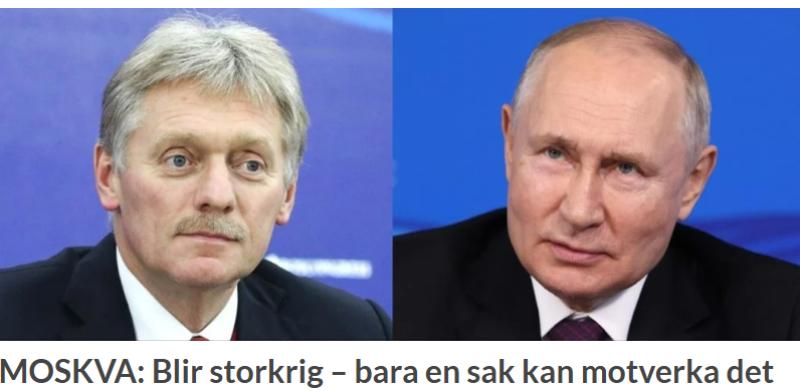 Varning f�r storkrig
