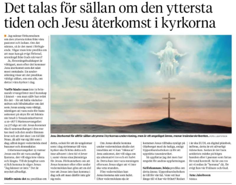 Viktigt p�pekande