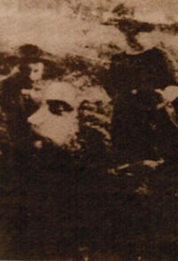 Jesu ansikte p foto